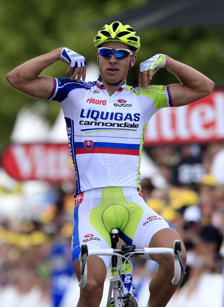 Partenza col botto al Tour de France 2012. Prima tappa, primo successo alla Boucle. Bettini